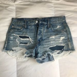 American Eagle Vintage High Rise Festival Shorts